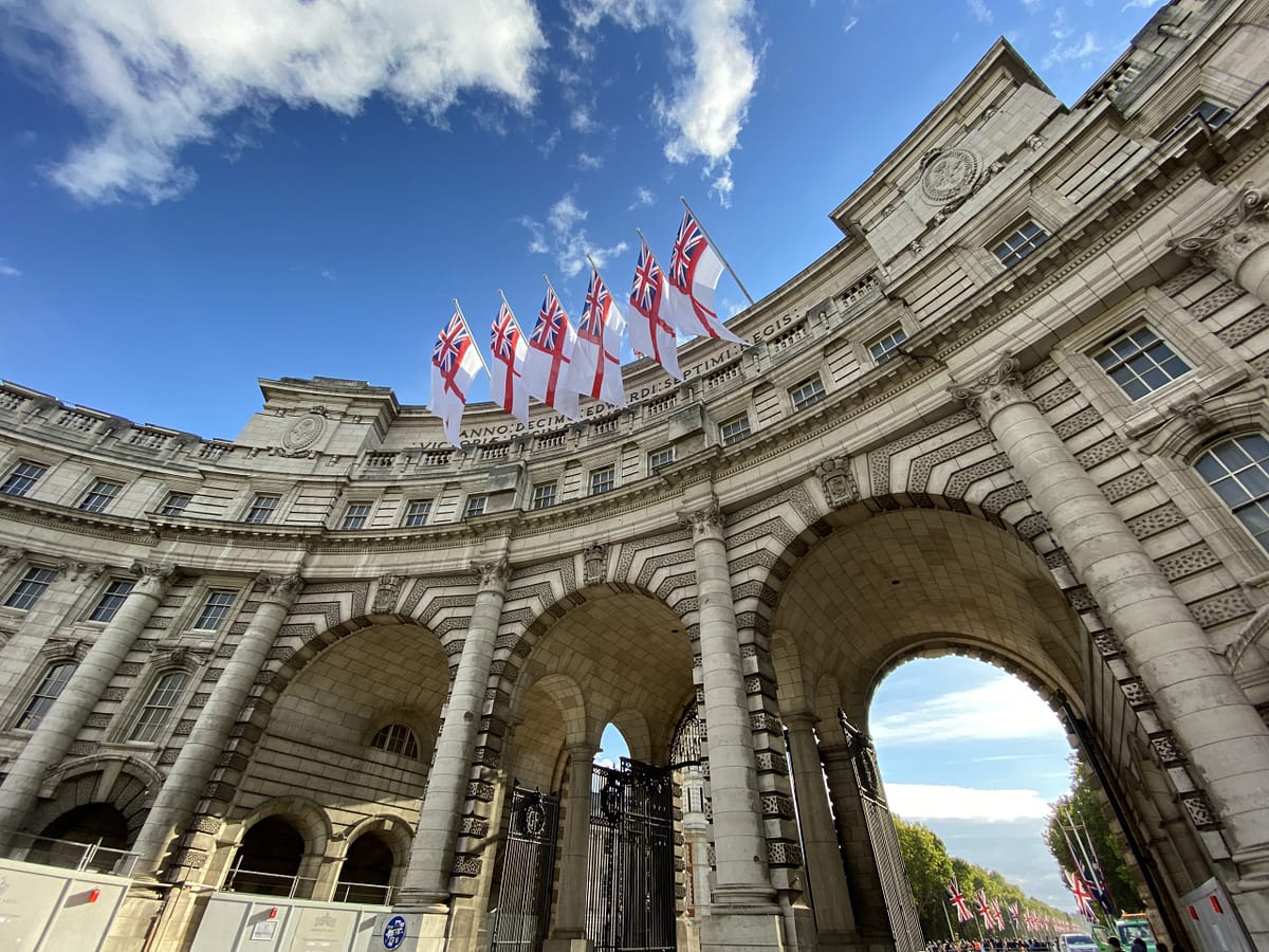 Itinerario de Londres con niños en 2 días: Admiralty Arch
